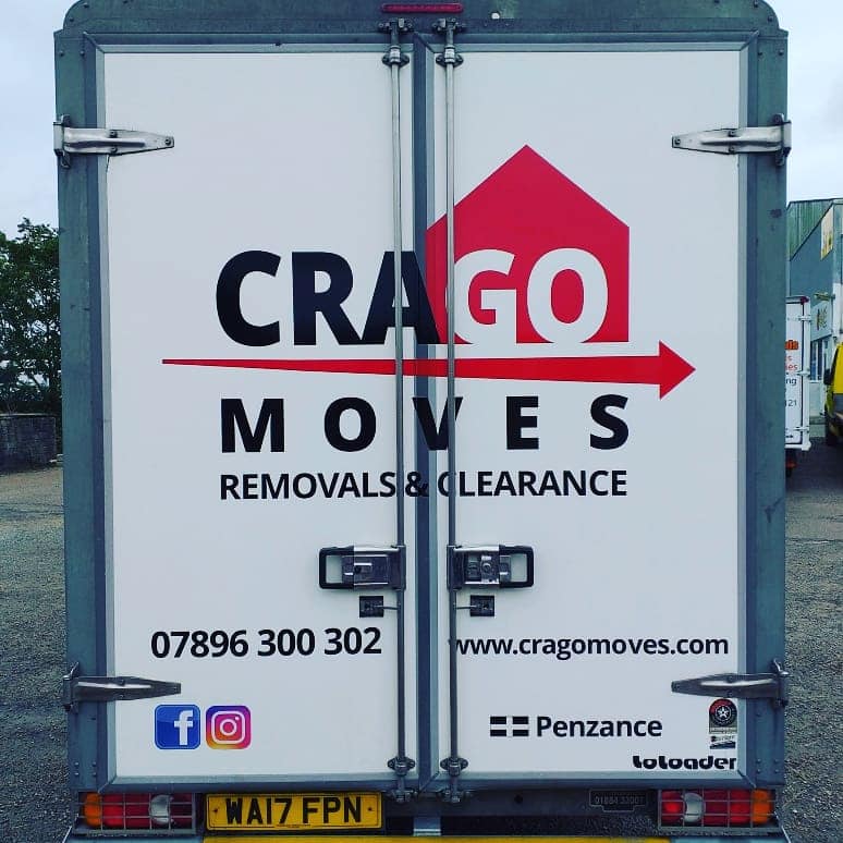Crago Moves Back of Van