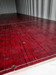 New container interior in Penzance