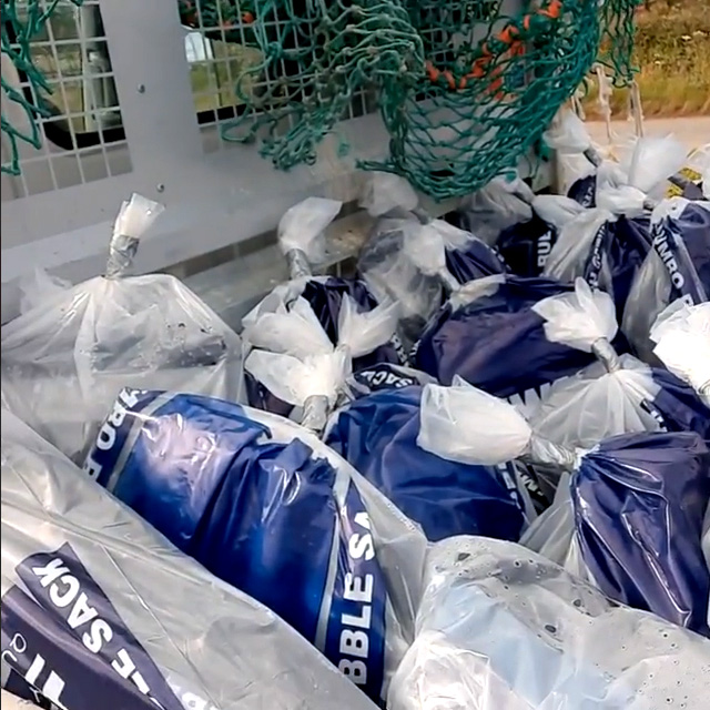 Bagged Asbestos