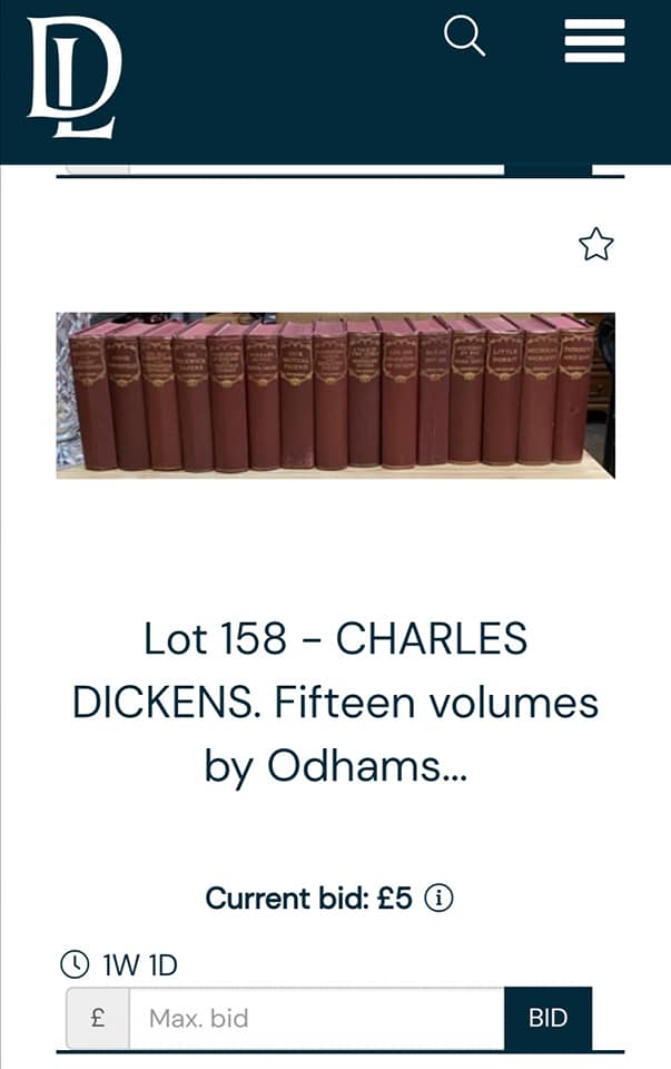 Charles Dickens Fifteen Volumes